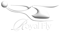 Royal Fly White Logo